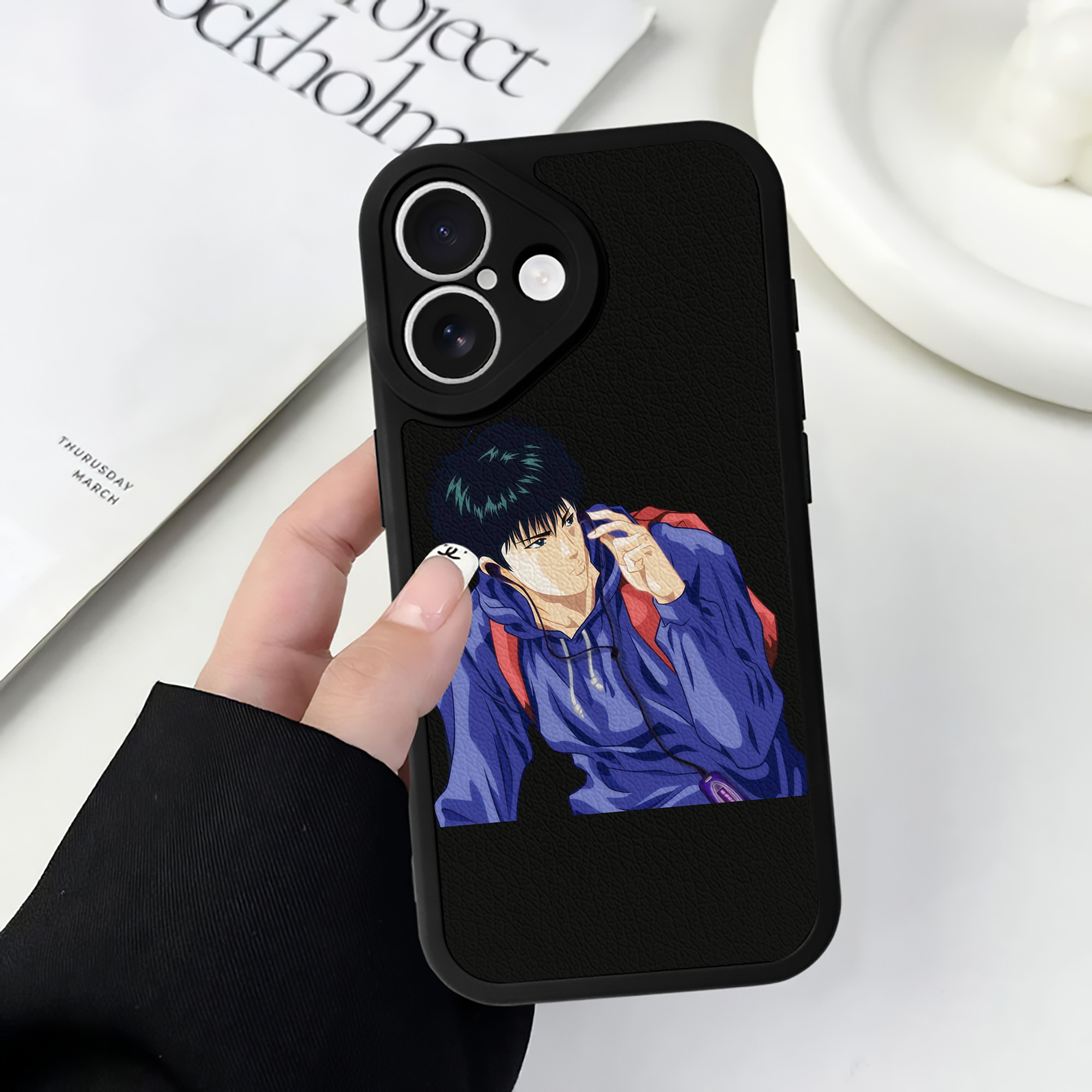 （画像用） SLAM DUNK／スラムダンク 【iPhone 16シリーズ対応】シリコンスマホケース（レザー調） 材質：シリコン